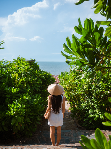 AdoraBay resort ground ocean view