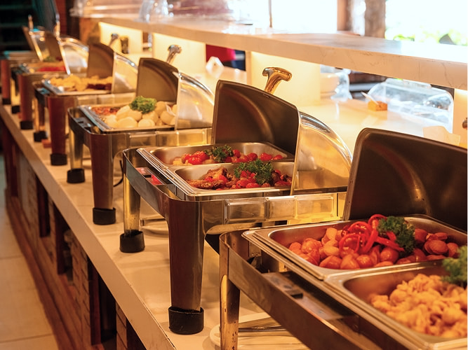 Buffet tại nhà hàng của AdoraBay